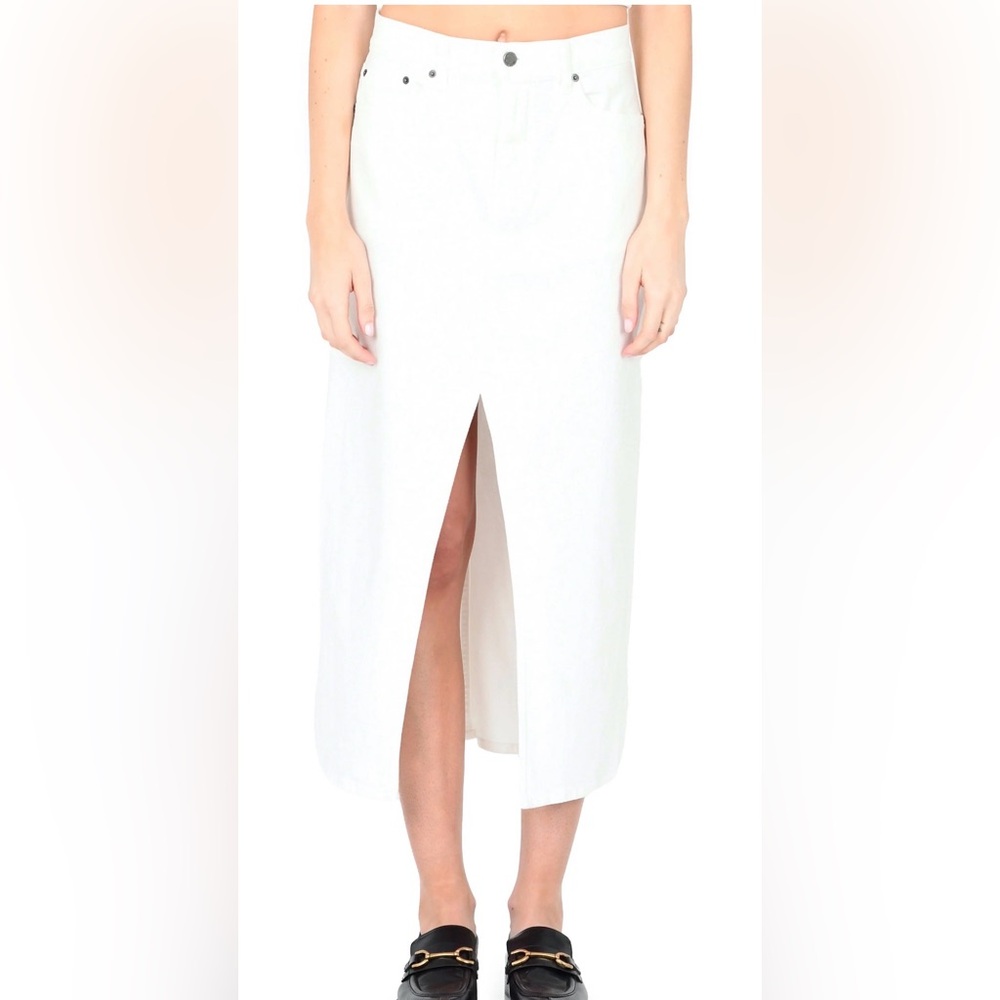Modern American MAXINE SKIRT MIDI - WHITE
Size: 2 / 26